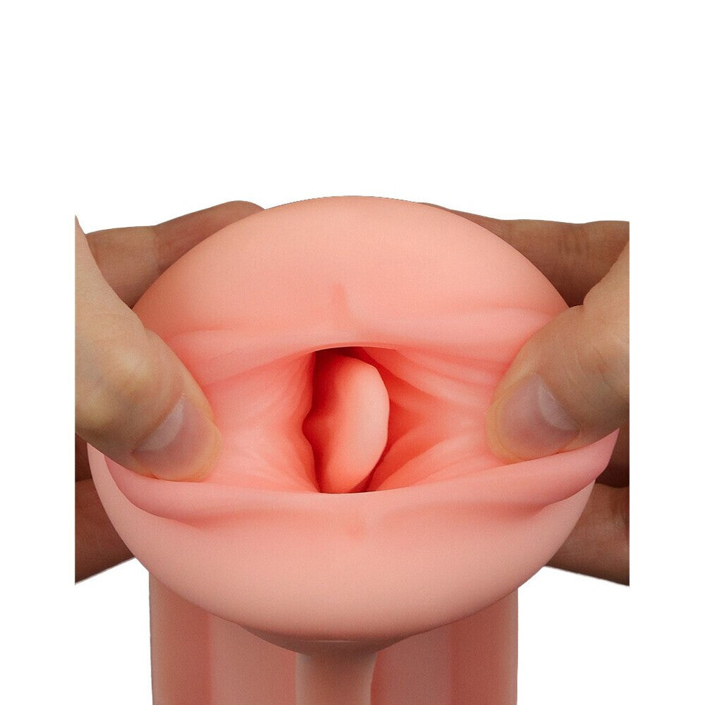 Lovetoy Pleasure Brew Cream Ale Mouth Male Masturbator 8 Inch Stealth Stroker