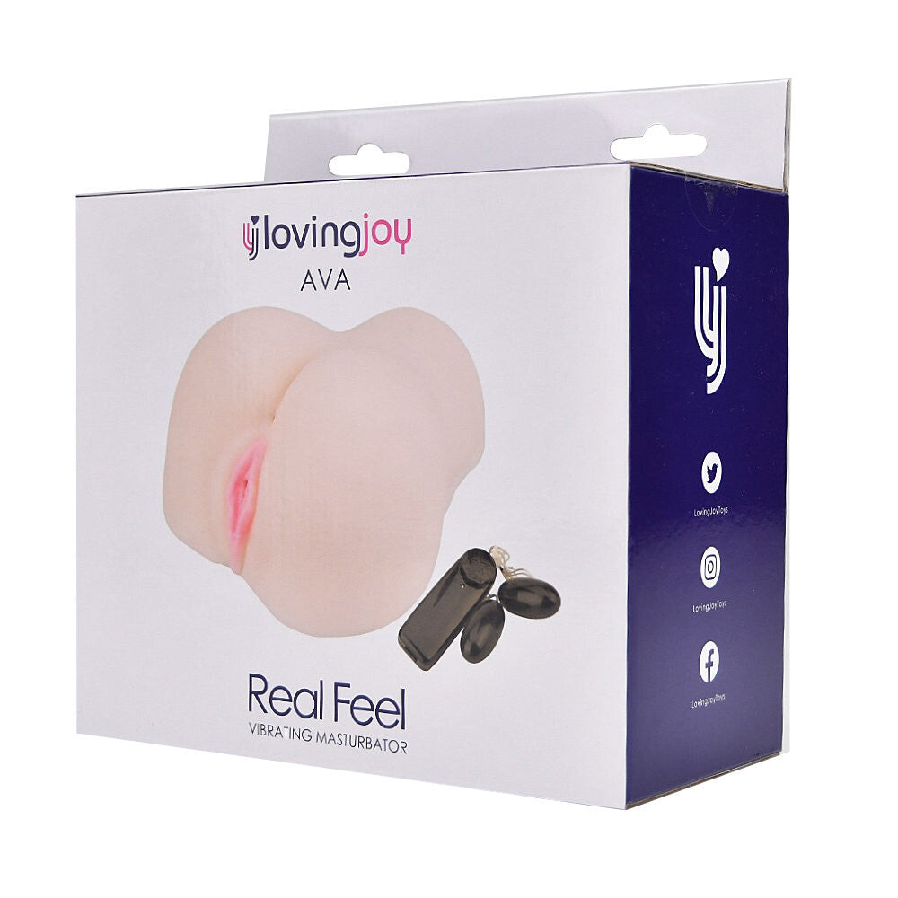 Loving Joy Ava Realistic Vibrating Pussy Ass Male Masturbator Stroker