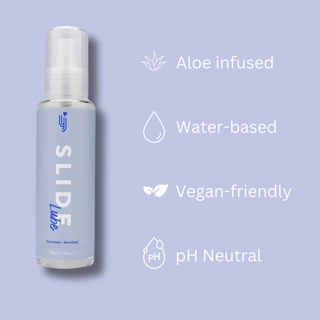 Loving Joy Slide Aloe Water Based Lubricant Condom Safe Pump Action Lube