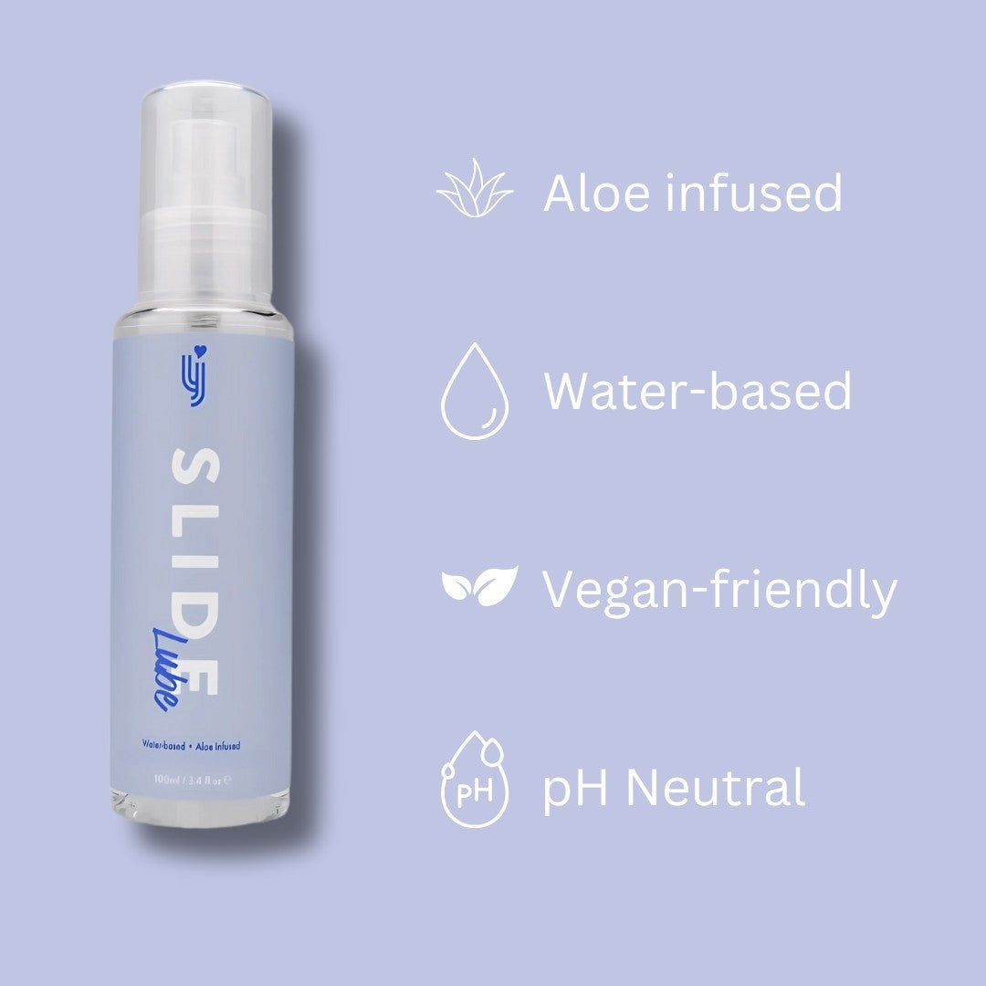 Loving Joy Slide Aloe Water Based Lubricant Condom Safe Pump Action Lube