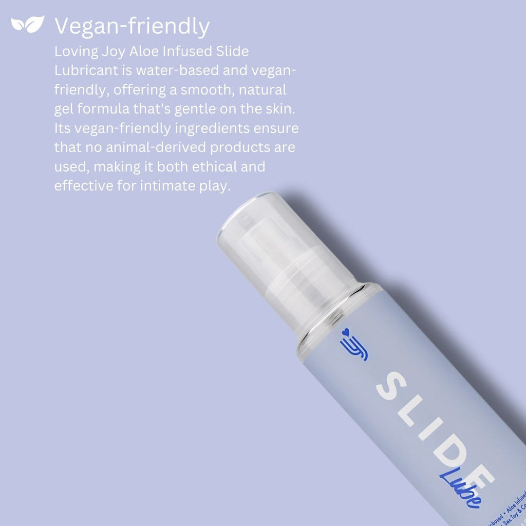 Loving Joy Slide Aloe Water Based Lubricant Condom Safe Pump Action Lube