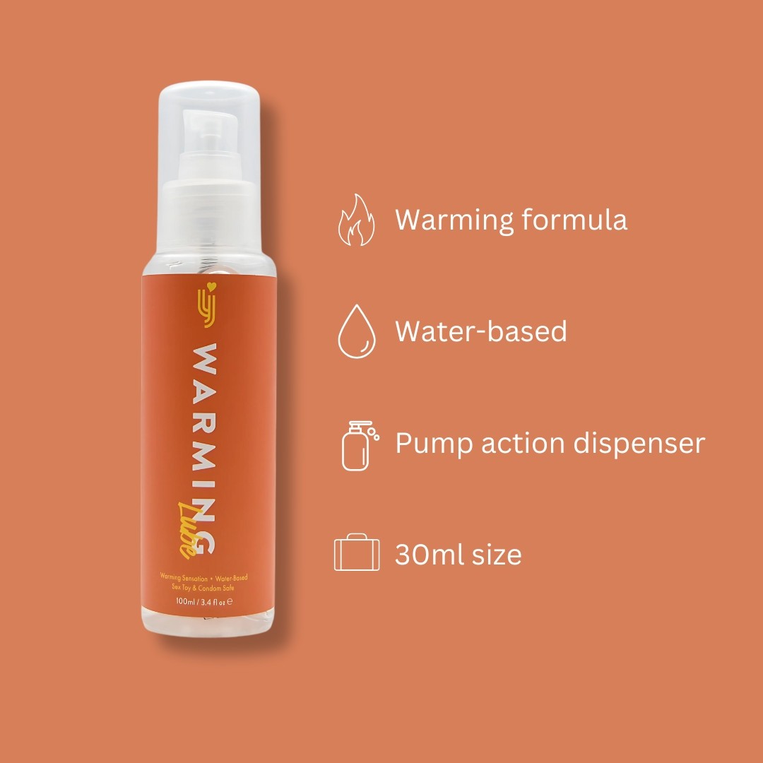 Loving Joy Warming Water Based Lubricant Slick Condom Safe Pump Action Lube