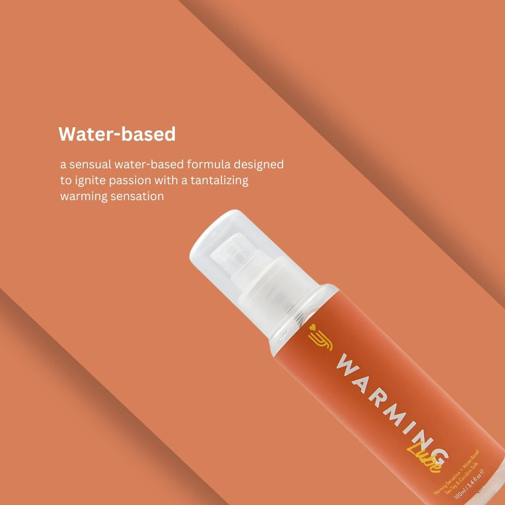 Loving Joy Warming Water Based Lubricant Slick Condom Safe Pump Action Lube