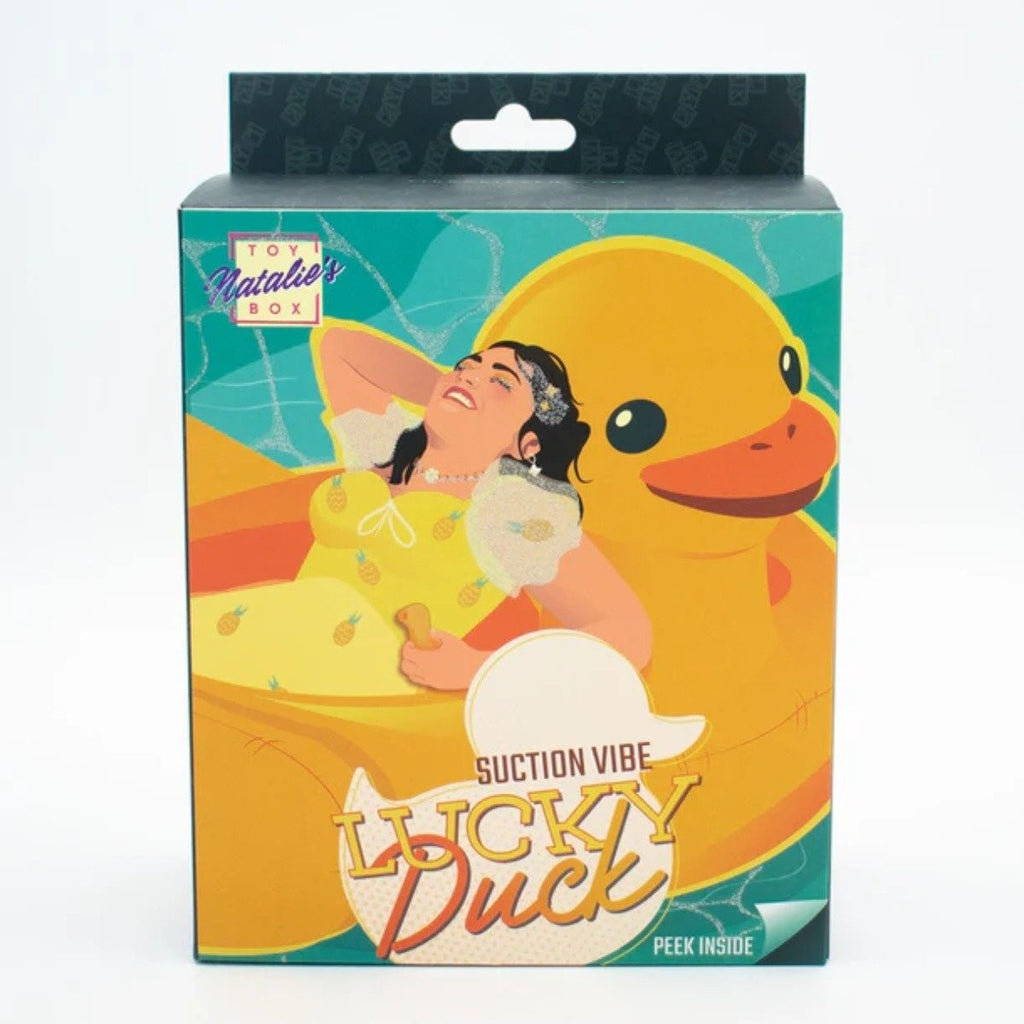 Lucky Duck Clit Suction Vibe 7 Settings Waterproof Silicone Discreet