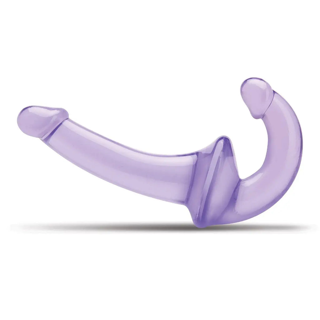 Lux Fetish Strapless Strap-On Double Penetration Silicone Pegging Dildo