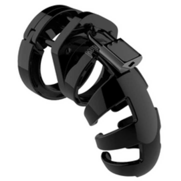 Man Cage Model 02 Male Chastity Cock Cage Vented 3.5 Inch Bondage Orgasm Denial
