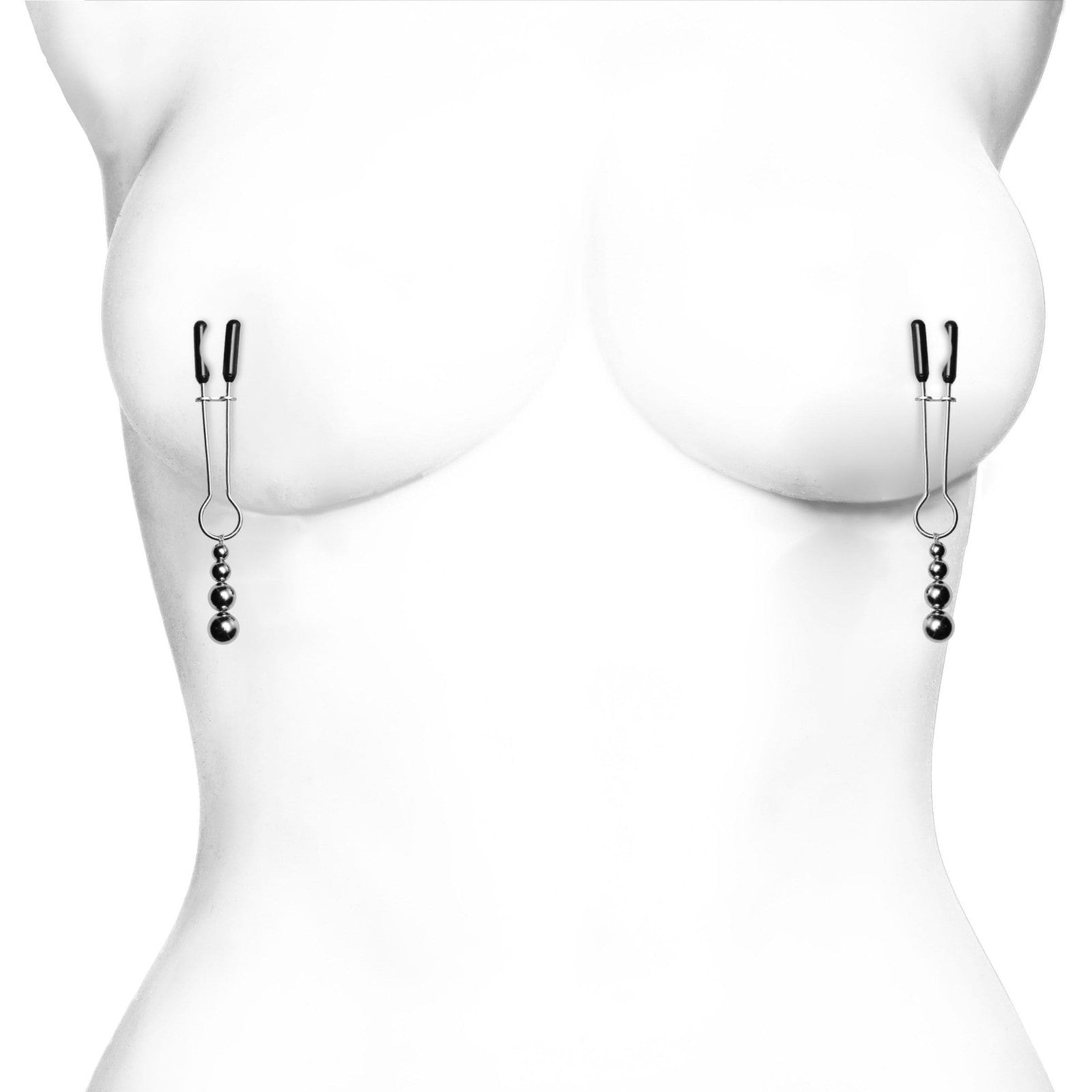 Master Series Adorn Triple Bead Tweezer Style Nipple Clamp Set