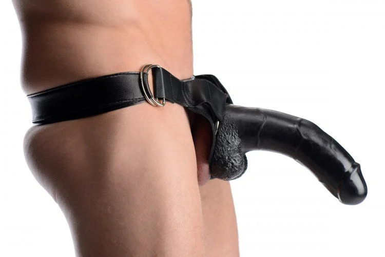 Master Series 9 Inch Hollow Strap On Dildo Penis Sleeve Extender Infiltrator 2