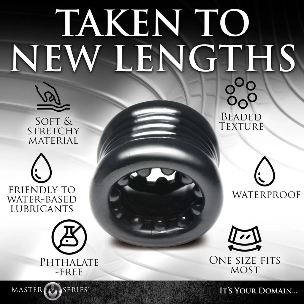 Master Series Ball Stack Testicle Stretcher Cock Ring Bondage BDSM Fetish CBT