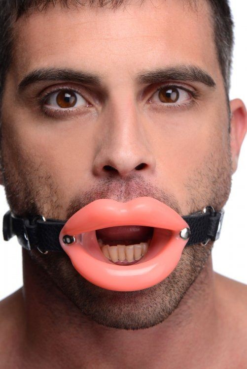 Master Series Sissy Lips Bimbo Mouth Oral Gag Sexy BDSM Fetish Kink Roleplay