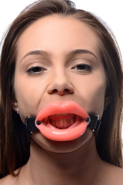 Master Series Sissy Lips Bimbo Mouth Oral Gag Sexy BDSM Fetish Kink Roleplay