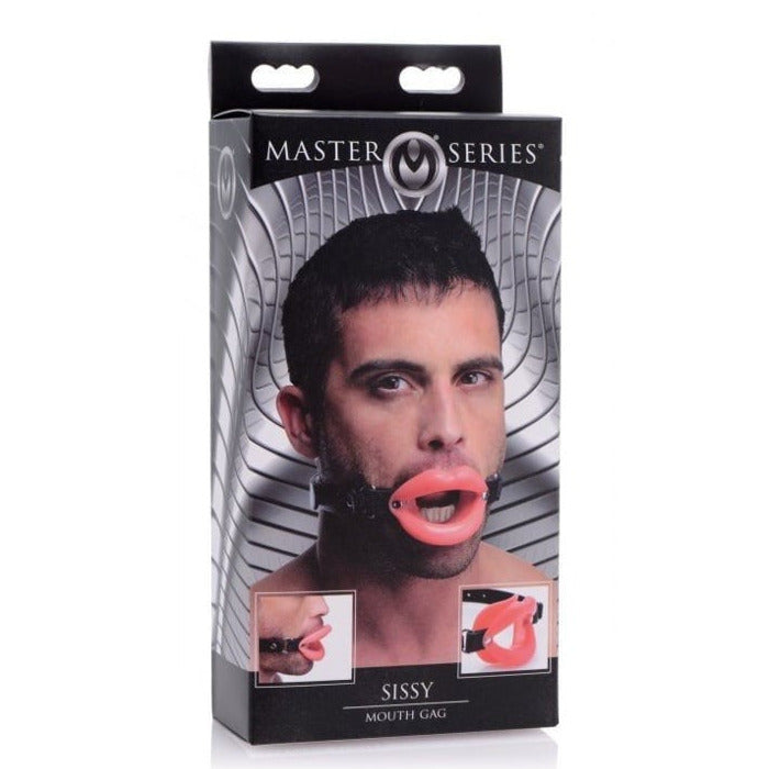 Master Series Sissy Lips Bimbo Mouth Oral Gag Sexy BDSM Fetish Kink Roleplay