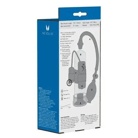 Ultimate 7.5 Inch Vibrating Suction Penis Enlargement Pump Length Girth Enhancer