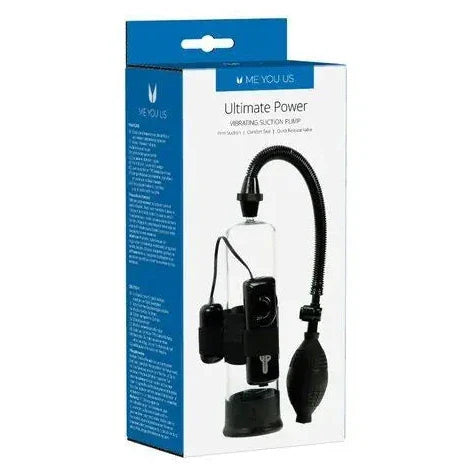 Ultimate 7.5 Inch Vibrating Suction Penis Enlargement Pump Length Girth Enhancer
