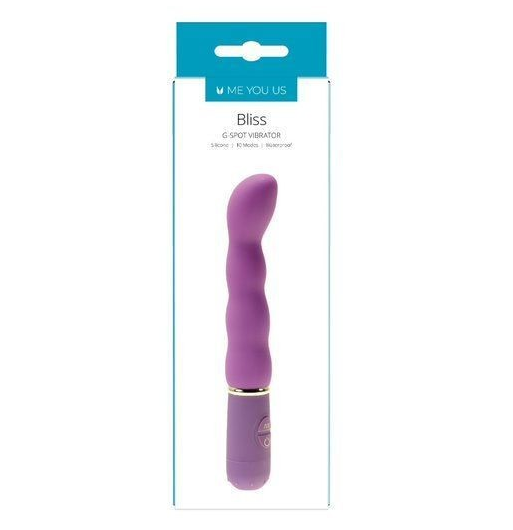 Me You Us Bliss G-Spot Vibrator Rippled Massager Silicone Wand