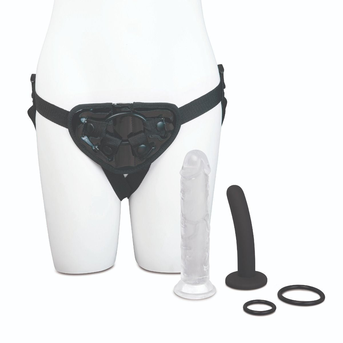 Me You Us Complete Harness Kit 5 Inch & 7 Inch Realistic Strap On Dildo Pegging BDSM
