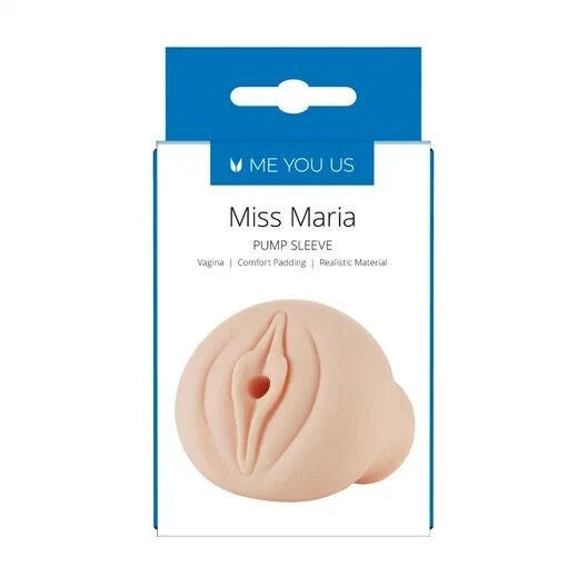 Me You Us Miss Maria Masturbator Penis Pump Adapter Sleeve Soft Stretchy 2 Inch TPE