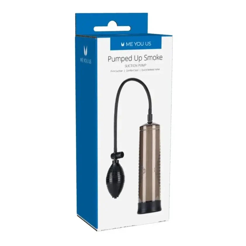 Me You Us Pumped Up Penis Pump Enlarger Smoke 7.75 Inch
