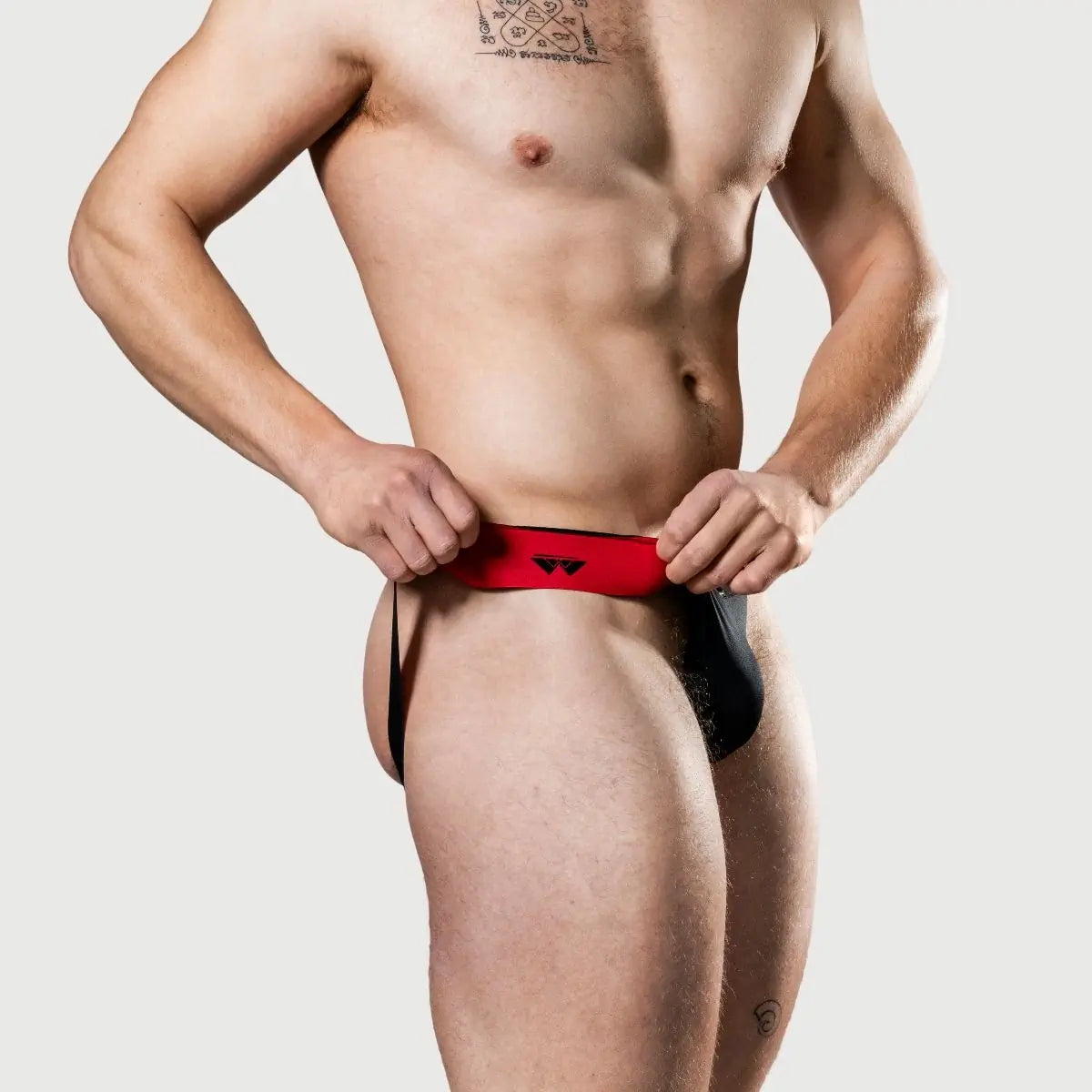 Meyer Marketing Limited Anniversary Edition REV2 Jockstrap Reversible Red-Black Small - XX Large