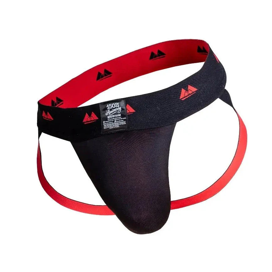 Meyer Marketing Limited Anniversary Edition REV2 Jockstrap Reversible Red-Black Small - XX Large