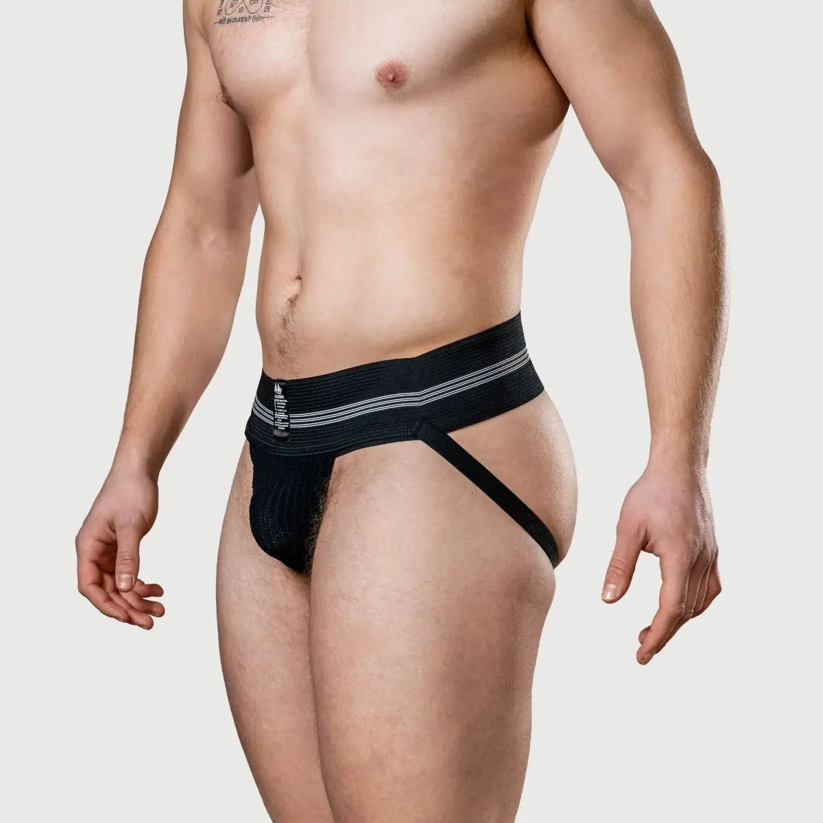 Meyer Marketing Original Edition Mens Jockstrap 3 Inch Black Small - XX Large