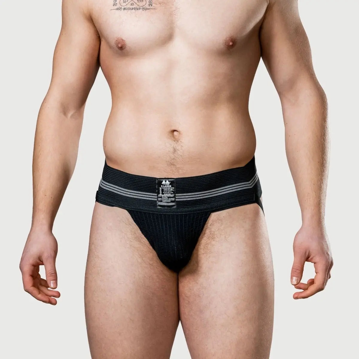 Meyer Marketing Original Edition Mens Jockstrap 3 Inch Black Small - XX Large
