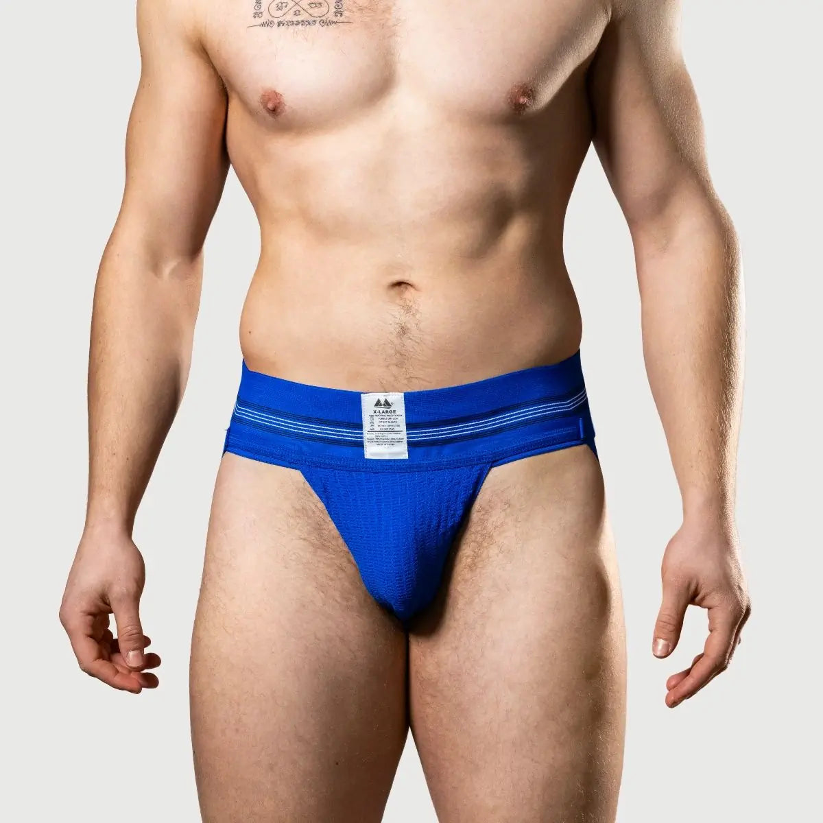 Meyer Marketing Original Edition Mens Jockstrap 3 Inch Royal Blue Small - XX Large