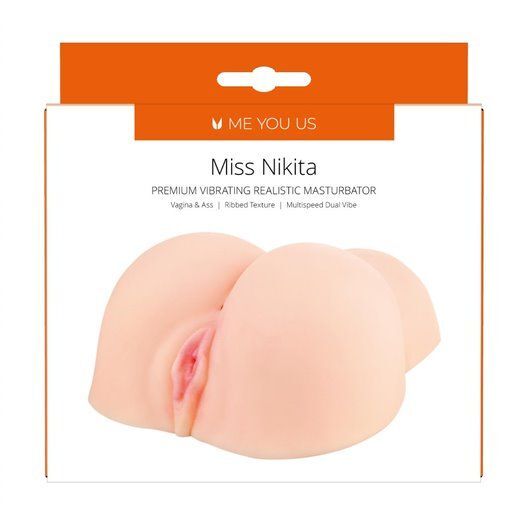 Miss Nikita Premium Vibrating Realistic Masturbator Realfeel Flesh Pussy Anal