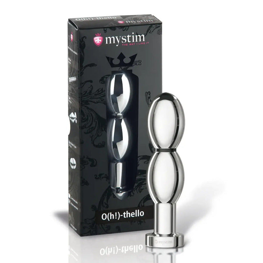 MyStim Oh Thello E-Stim Aluminium Dildo Probe Anal Plug Electrostim