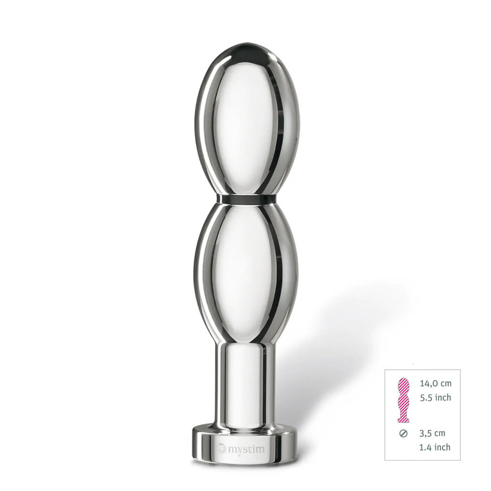 MyStim Oh Thello E-Stim Aluminium Dildo Probe Anal Plug Electrostim
