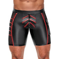NEK Matte Look Shorts In Black & Red Boxer Briefs Small - Extra Large