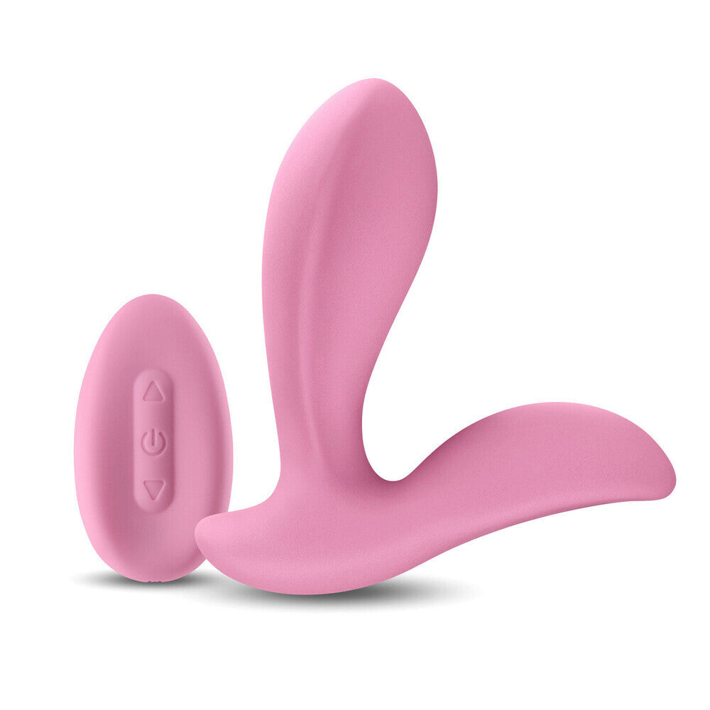 NS Novelties Secrets Rain G-spot Clit Remote Control Vibrator Pink Rechargeable