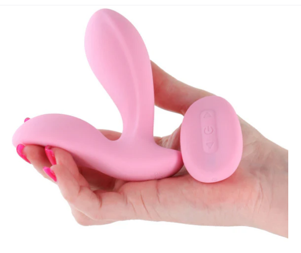 NS Novelties Secrets Rain G-spot Clit Remote Control Vibrator Pink Rechargeable