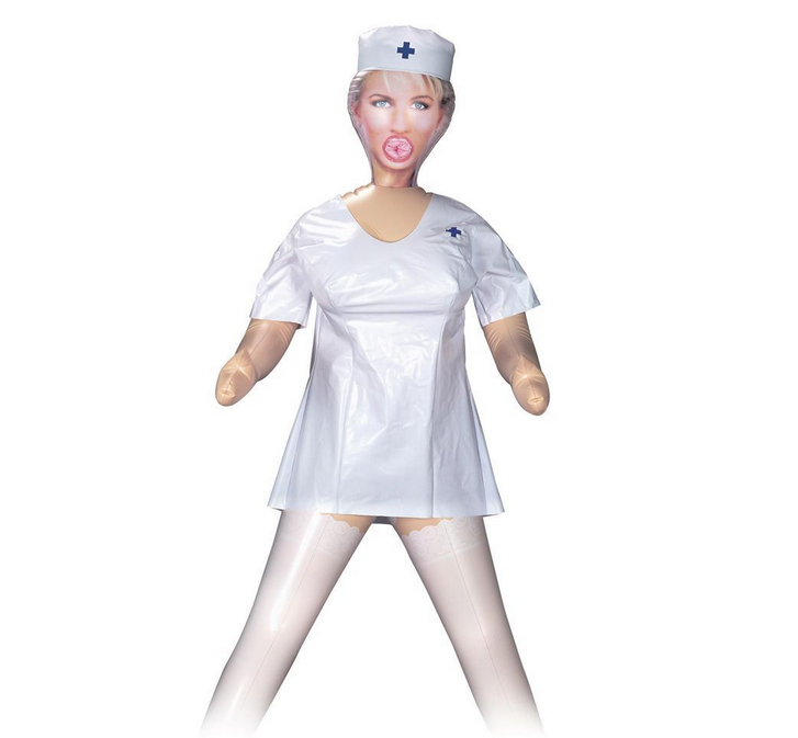 Naomi Night Nurse Inflatable Love Sex Doll 3 Holes Novelty Male Masturbator