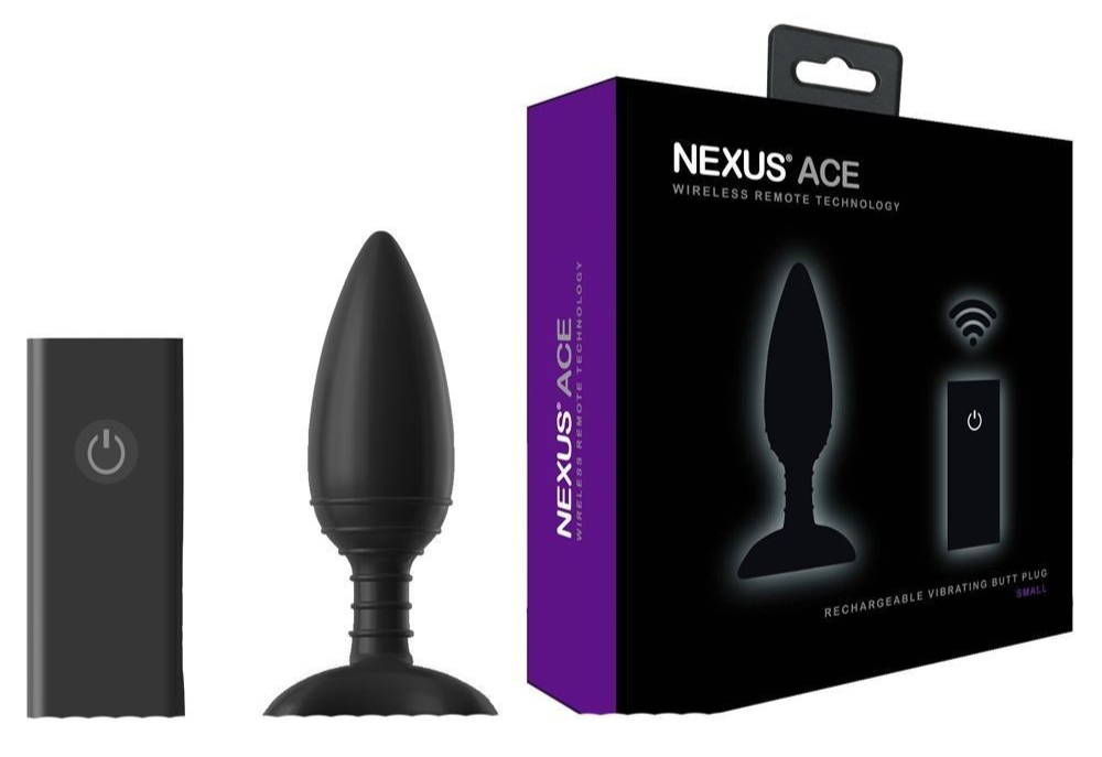 Nexus Ace Small Remote Vibrator Anal Butt Plug Prostate Massager Silicone Vibe