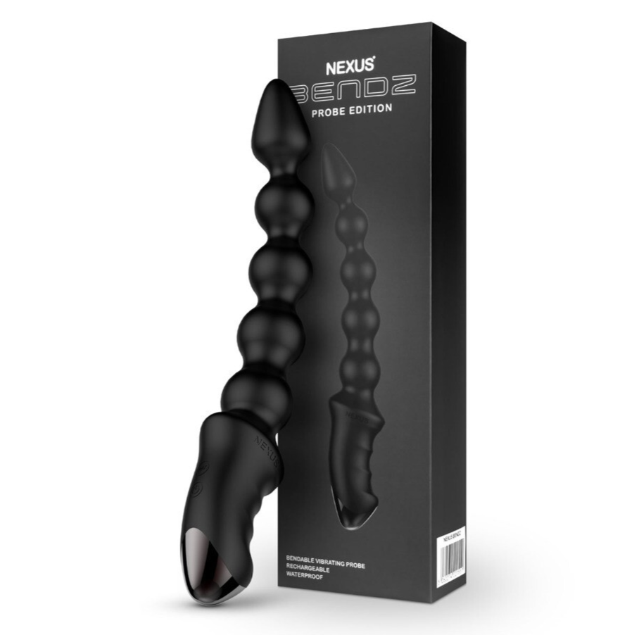 Nexus Bendz Bendable Vibrating Anal Beads Probe Prostate P-Spot Milking Massager