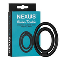 Nexus Enduro Double Stretchy Silicone Cock Ring Penis Testicle Bondage Black