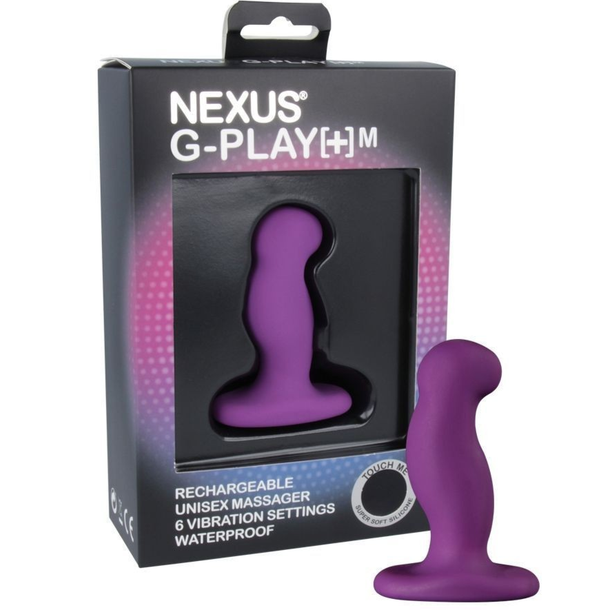Nexus G-Play Plus M Vibrating Anal Butt Plug Prostate Perineum Massager Silicone