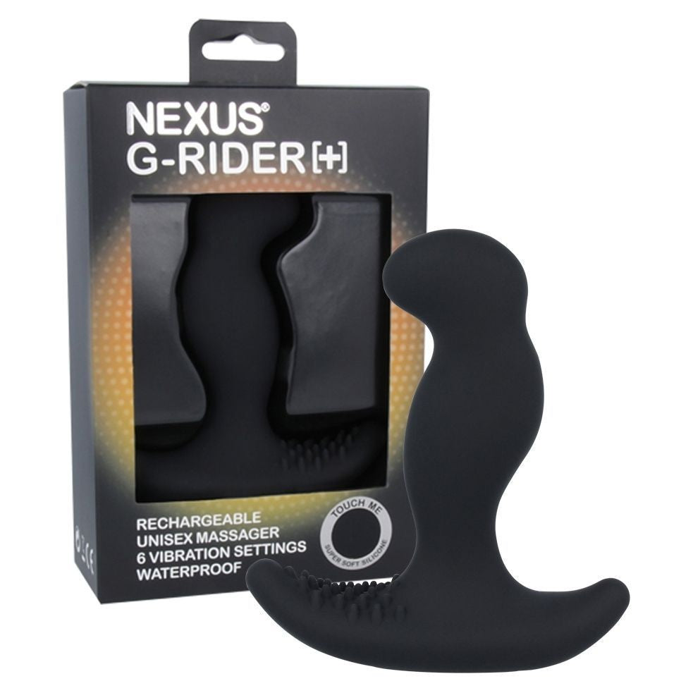 Nexus G-Rider Vibrator Anal Butt Plug Prostate Perineum Massager Silicone