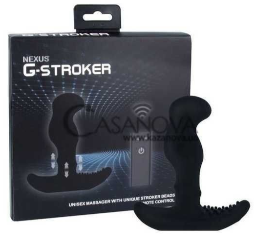 Nexus G-Stroker Remote Vibrator Anal Butt Plug Prostate Massager Silicone Probe