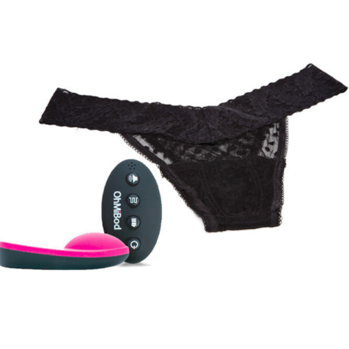 OhMiBod Club Vibe 3.OH Remote Control Clitoral Panty Vibrator Couples Thong