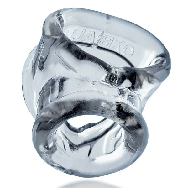 Oxballs Cocksling Fit Clear Cock Penis Ring Ball Testicle Stretcher Bondage BDSM