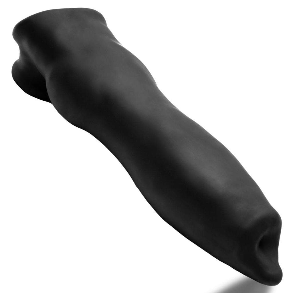 Oxballs Fido Velvet Smooth Beast Cocksheath Penis Extender Hollow Cock Sleeve