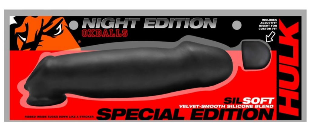 Oxballs Hulk Special Night Edition Cocksheath Penis Extender Hollow Cock Sleeve