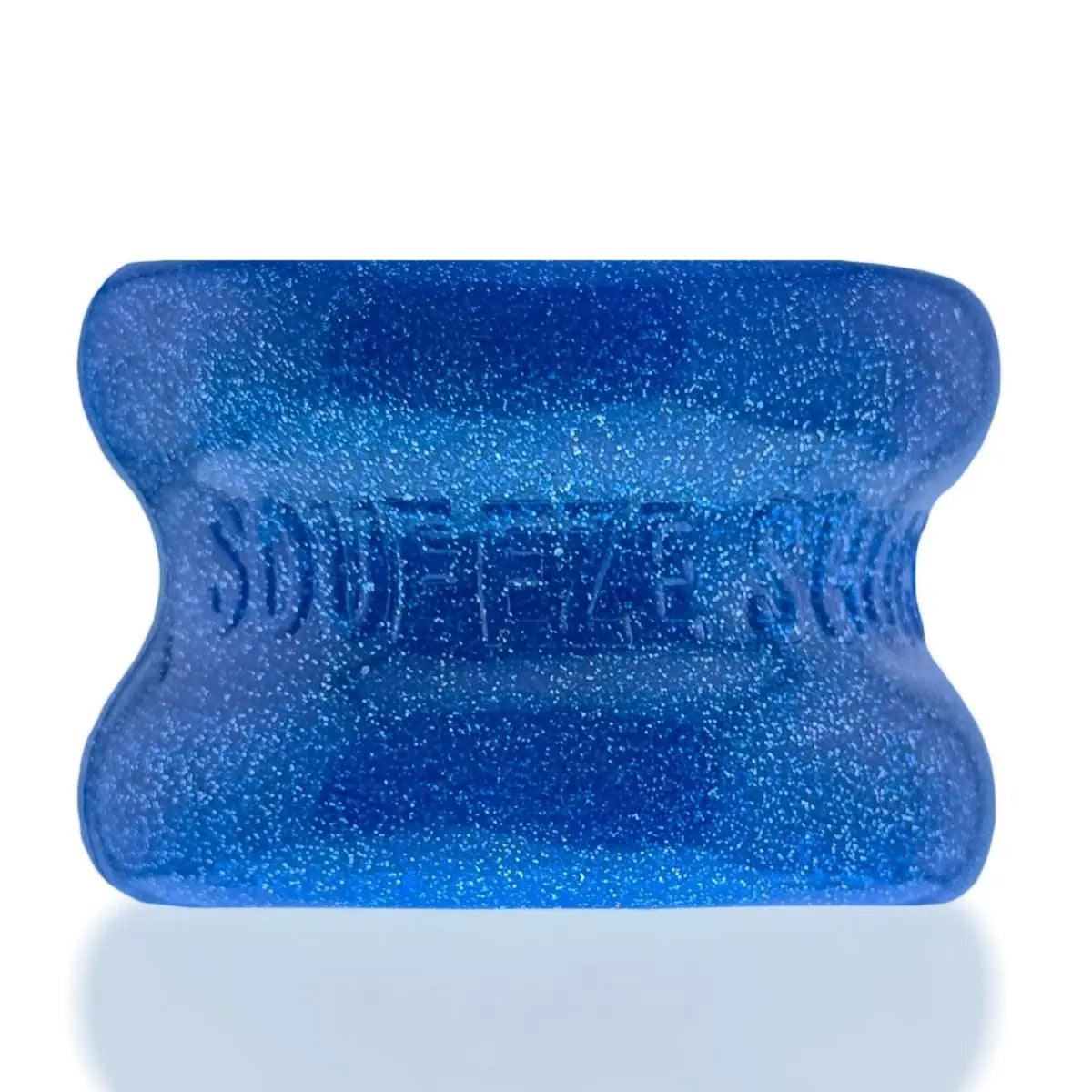 Oxballs Squeeze Short Ballstretcher Cock Ring Testicle Stretcher Bondage BDSM Blue Fire