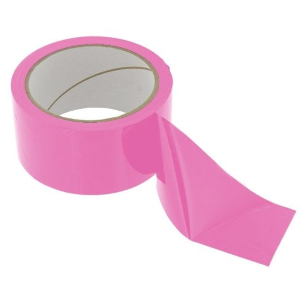 Pink Bondage Electrostatic BDSM Fetish Tape 20m Dom Sub Clubwear Wrist Ankles