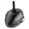 Fetish Fantasy Series Body Dock Inflatable Love Ball 6 Inch Silicone Dildo Black