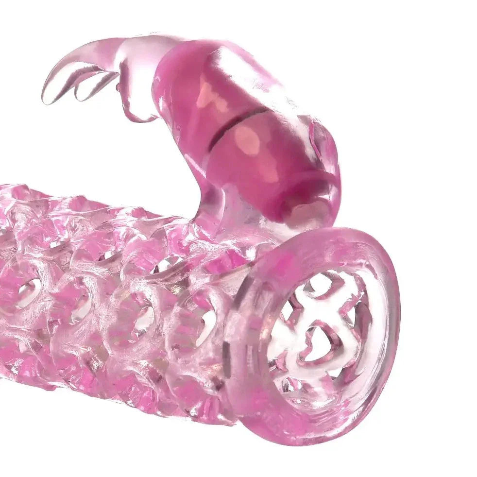 Pipedream Fantasy X-Tensions Vibrating Couples Cage 6.25 Inch Penis Sleeve Extender