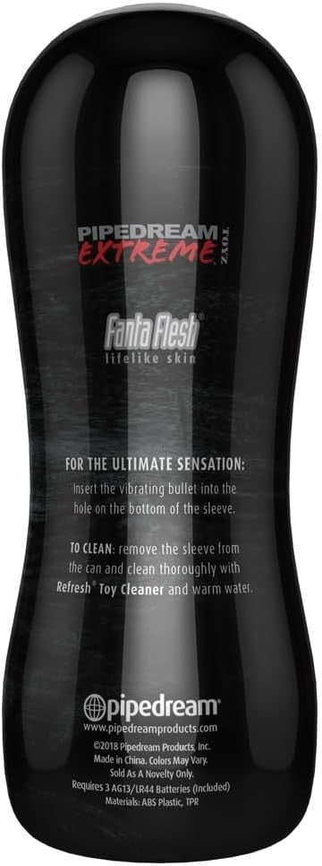 Pipedream PDX Elite Vibrating Oral Male Masturbator Blowjob Fanta Flesh Stroker