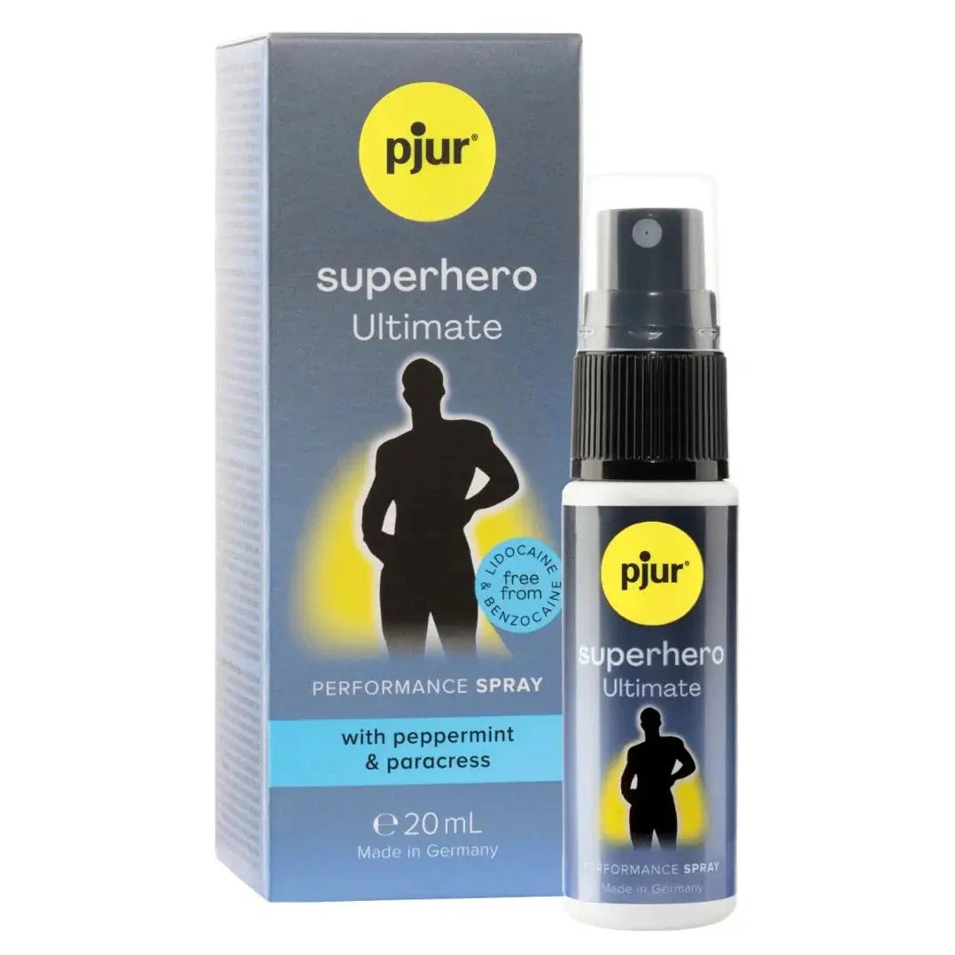 Pjur Superhero Ultimate Performance Spray Mens Delay Endurance Enhancer 20ml